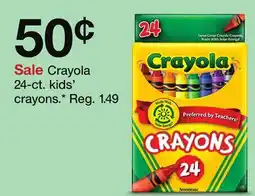 Target Crayola 24-ct. kids' crayons offer