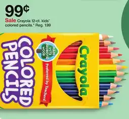 Target Crayola 12-ct. kids' colored pencils offer