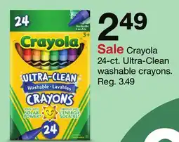 Target Crayola 24-ct. Ultra-Clean washable crayons offer
