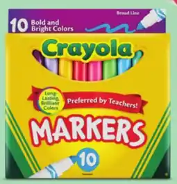 Target Crayola 10-ct. broadline markers offer