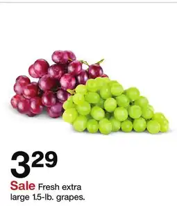 Target Fresh extra large 1.5-lb. grapes offer
