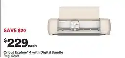 Michaels Cricut Explore 4 with Digital Bundle offer