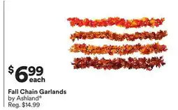 Michaels Fall Chain Garlands by Ashland offer
