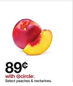 Target peaches & nectarines offer