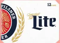 Target Miller & other 12-pk. Beer‡ offer