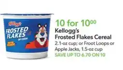 Publix Kellogg's Frosted Flakes Cereal offer