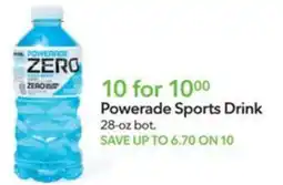Publix Powerade Sports Drink offer