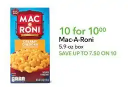 Publix Mac-A-Roni offer
