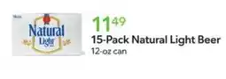 Publix 15-Pack Natural Light Beer offer