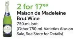 Publix Maison de Madeleine Brut Wine offer