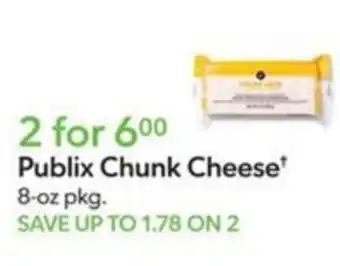 Publix Publix Chunk Cheese offer