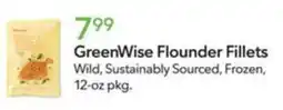 Publix GreenWise Flounder Fillets offer