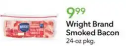 Publix Wright Brand Smoked Bacon offer
