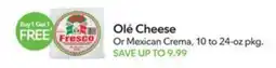 Publix Olé Cheese offer