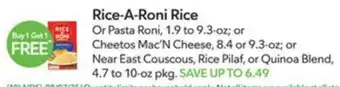 Publix Rice-A-Roni Rice offer