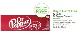 Publix 12-Pack Dr Pepper Products offer