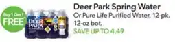 Publix Deer Park Spring Water offer