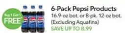 Publix 6-Pack Pepsi Products offer
