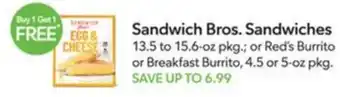 Publix Sandwich Bros. Sandwiches offer