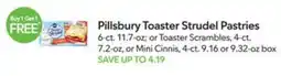 Publix Pillsbury Toaster Strudel Pastries offer