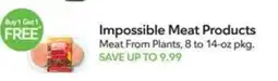 Publix Impossible Meat Products offer