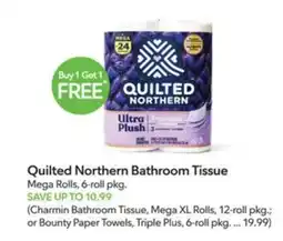 Publix Quilted Northern Bathroom Tissue offer