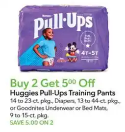 Publix Huggies Pull-Ups Training Pants offer