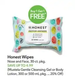 Publix Honest Wipes offer