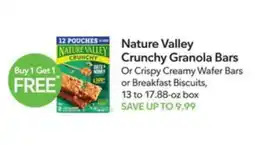 Publix Nature valley Crunchy Granola Bars offer