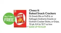 Publix Cheez-It Baked Snack Crackers offer