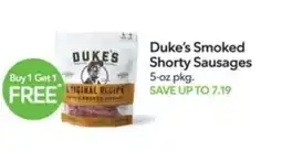 Publix Duke's Smoked Shorty Sausages offer