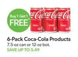 Publix 6-Pack Coca-Cola Products offer