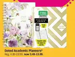 Meijer Dated Academic Planners offer
