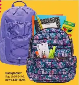 Meijer Backpacks offer