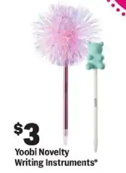 Meijer Yoobi Novelty Writing Instruments offer