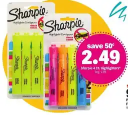 Meijer Sharpie 4 Ct. Highlighters offer