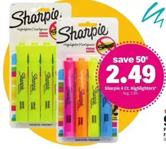 Meijer Sharpie 4 Ct. Highlighters offer