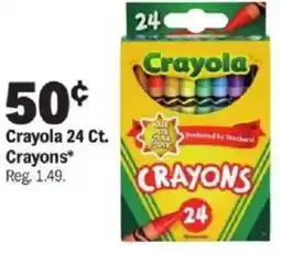 Meijer Crayola 24 Ct. Crayons offer