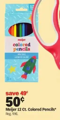 Meijer Meijer 12 Ct. Colored Pencils offer