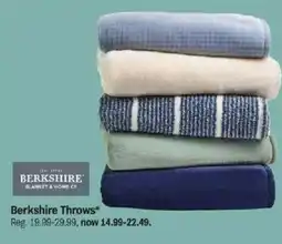 Meijer Berkshire Throws offer