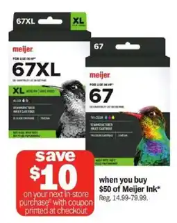 Meijer Meijer Ink offer
