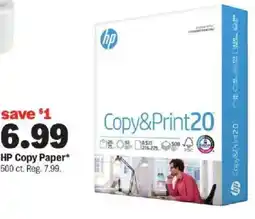 Meijer HP Copy Paper offer