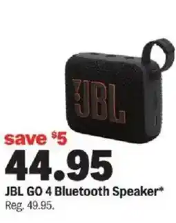 Meijer JBL GO 4 Bluetooth Speaker offer