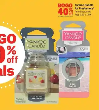 Meijer Yankee Candle Air Fresheners offer