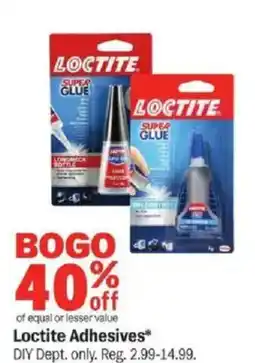Meijer Loctite Adhesives offer