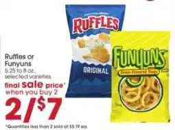 Giant Eagle Ruffles or Funyuns offer