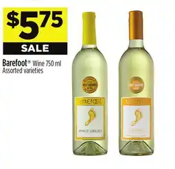 Dollar General Barefoot Wine offer