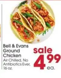 Giant Eagle Bell & Evans Ground Chicken offer