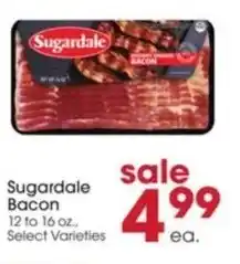 Giant Eagle Sugardale Bacon offer