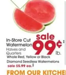 Giant Eagle In-Store Cut Watermelon offer
